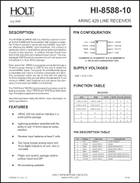 Click here to download HI-8588CRTF-10 Datasheet