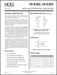 Click here to download HI-8383ST Datasheet
