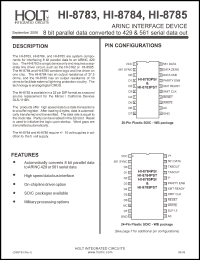 Click here to download HI-8785PSTF Datasheet