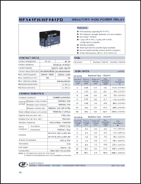 Click here to download HF141FD Datasheet