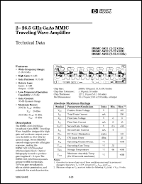 Click here to download HMMC-5022DC Datasheet