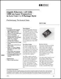 Click here to download HFCT-5305 Datasheet