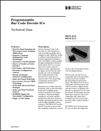 Click here to download HBCR-2211 Datasheet