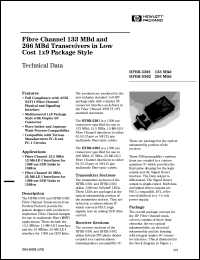 Click here to download HFBR-5301 Datasheet