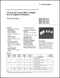 Click here to download HDSP-7807-IK000 Datasheet