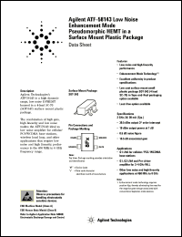 Click here to download ATF-58143-TR2 Datasheet