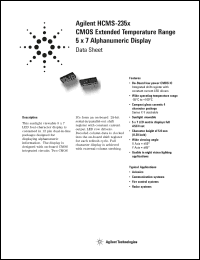 Click here to download HCMS-235 Datasheet