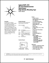 Click here to download HCPL-814-W00E Datasheet