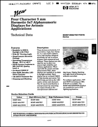 Click here to download HDSP-665X Datasheet