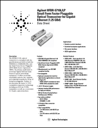 Click here to download HFBR-5710L Datasheet