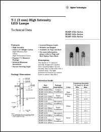 Click here to download HLMP-142X Datasheet