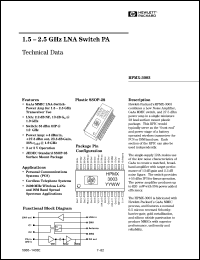 Click here to download HPMX-3003 Datasheet