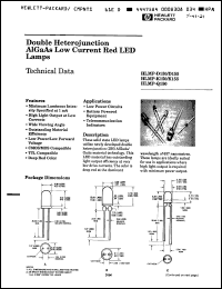 Click here to download HLMP-D155 Datasheet