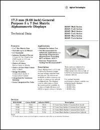 Click here to download HDSP-703G-KH500 Datasheet