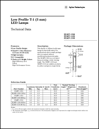 Click here to download HLMP-1450-1.4O000 Datasheet