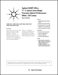 Click here to download HLMP-CW36-TR000 Datasheet