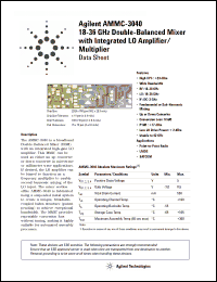 Click here to download AMMC-3040 Datasheet