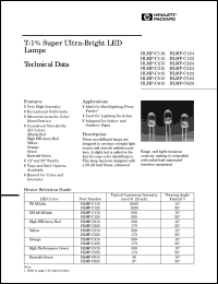 Click here to download HLMP-C123 Datasheet