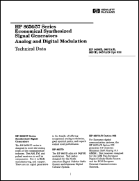 Click here to download HP8657D Datasheet
