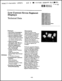 Click here to download HDSP-E101 Datasheet