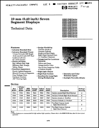 Click here to download HDSP-F401 Datasheet