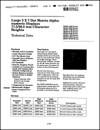 Click here to download HDSP-L201 Datasheet