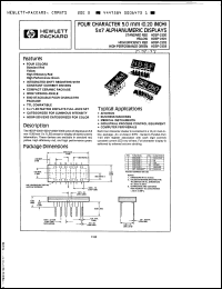 Click here to download HDSP2301 Datasheet