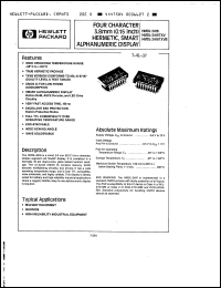 Click here to download HDSP2416 Datasheet