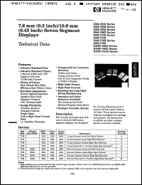 Click here to download HDSP4601 Datasheet