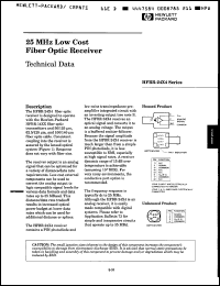 Click here to download HFBR2414 Datasheet