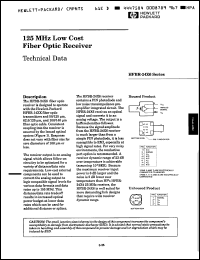 Click here to download HFBR2406 Datasheet