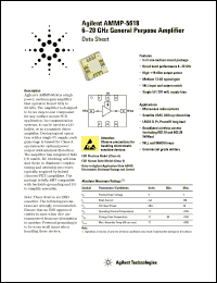 Click here to download AMMP-5618-TR2 Datasheet