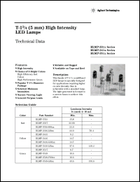 Click here to download HLMP-3416 Datasheet
