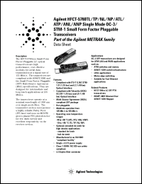 Click here to download HFCT-5760ATP Datasheet
