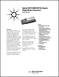 Click here to download HFCT-5903E Datasheet