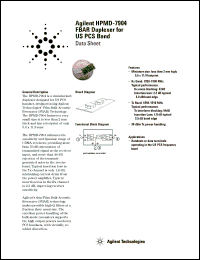 Click here to download HPMD-7904 Datasheet