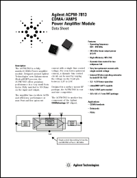 Click here to download ACPM-7813-TR1 Datasheet
