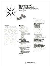 Click here to download HSDL-3603-007 Datasheet