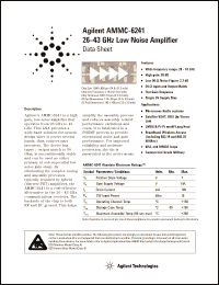Click here to download AMMC-6241-W50 Datasheet