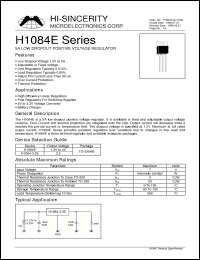 Click here to download H1084-3.3E Datasheet