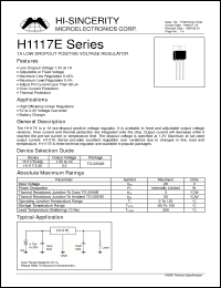 Click here to download H1117E Datasheet