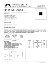 Click here to download H1117J Datasheet