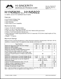 Click here to download H1N5820 Datasheet