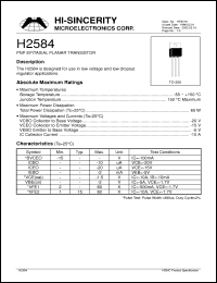Click here to download H2584 Datasheet