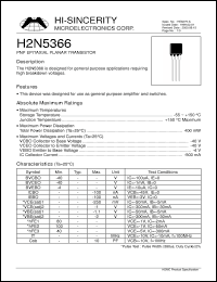 Click here to download H2N5366 Datasheet