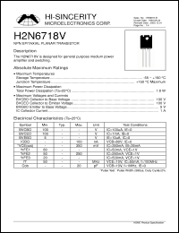 Click here to download H2N6718V Datasheet
