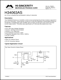 Click here to download H34063AS Datasheet