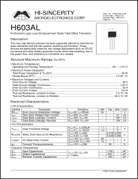 Click here to download H603 Datasheet