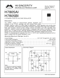 Click here to download H7805AI Datasheet