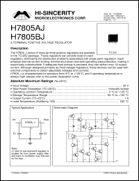 Click here to download H7805AJ Datasheet